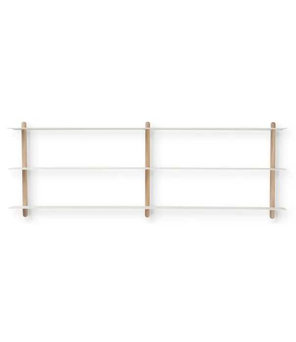 Gejst Gejst:Nivo D wall rack white, oak