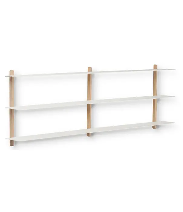 Gejst Gejst:Nivo D wall rack white, oak