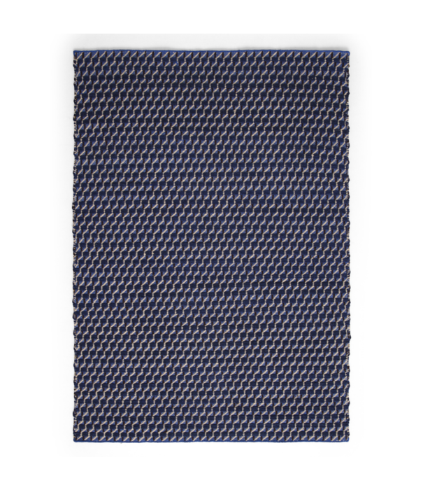 Hay  Channel Rug blue, white