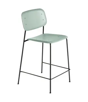 Hay Soft Edge 90 Bar Chair dusty green