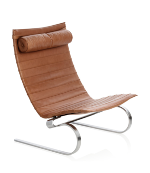 Fritz Hansen - PK20 lounge stoel leer