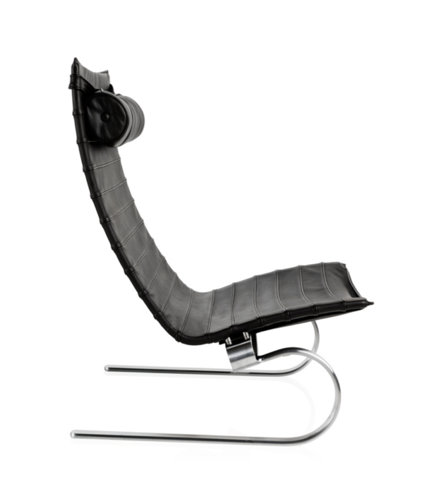 Fritz Hansen Fritz Hansen - PK20 lounge chair leather, matte chrome steel base