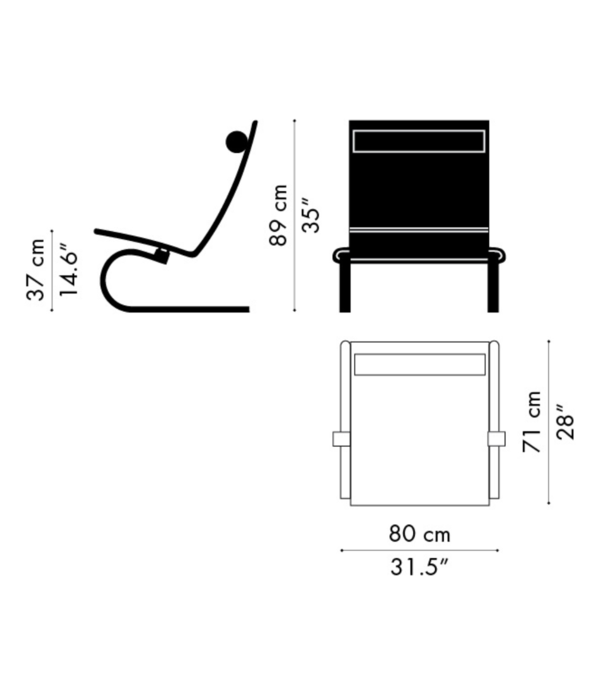 Fritz Hansen Fritz Hansen - PK20 lounge chair leather, matte chrome steel base