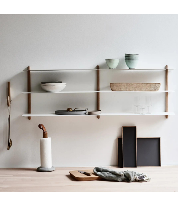 Gejst Gejst:Nivo D wall rack white, oak