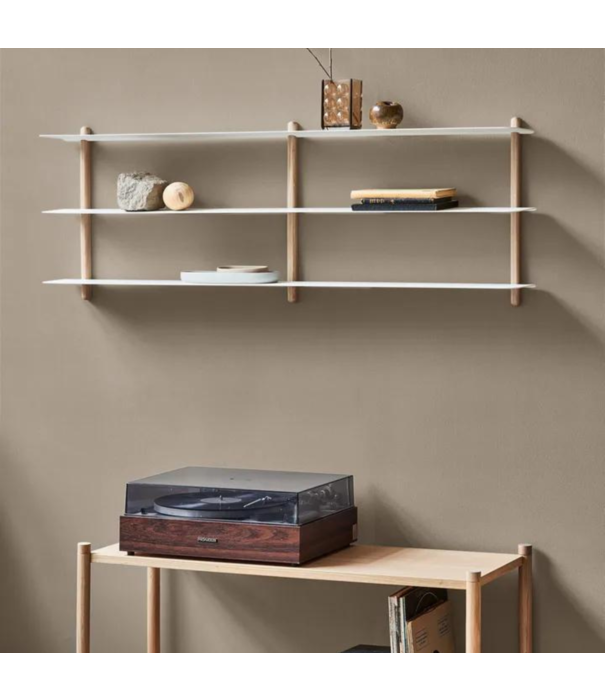 Gejst Gejst:Nivo D wall rack white, oak