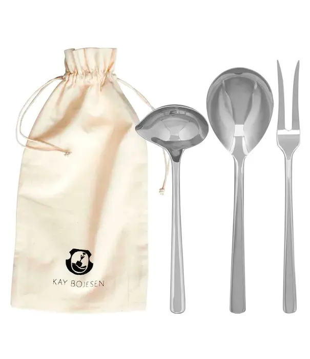 Kay Bojesen  Kay Bojesen - Grand Prix serving set, 3 stuks