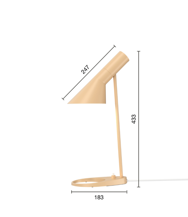 Louis Poulsen  Louis Poulsen - AJ Mini table lamp warm sand