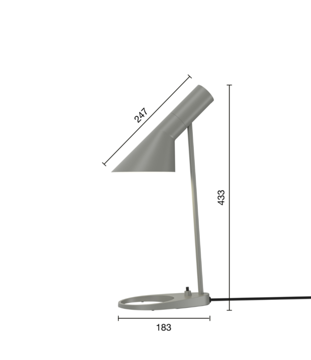 Louis Poulsen  Louis Poulsen - AJ Mini table lamp polished stainless steel