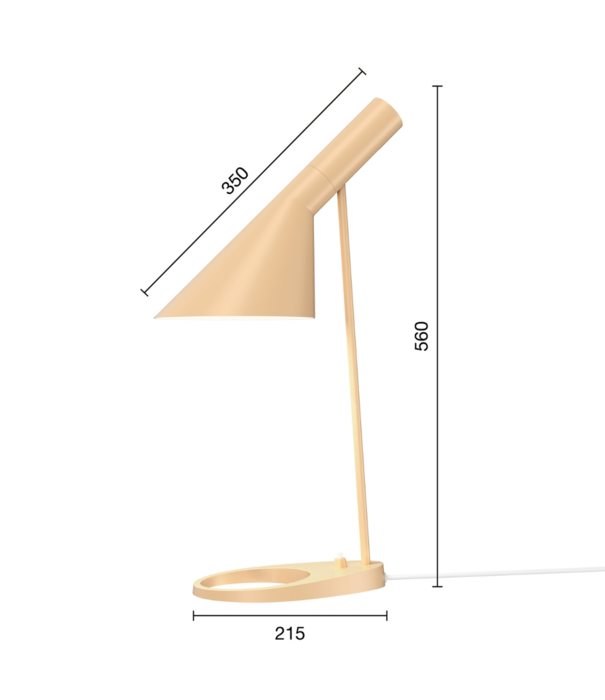 Louis Poulsen  Louis Poulsen - AJ table lamp warm sand