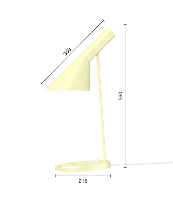 Louis Poulsen  Louis Poulsen - AJ table lamp soft lemon