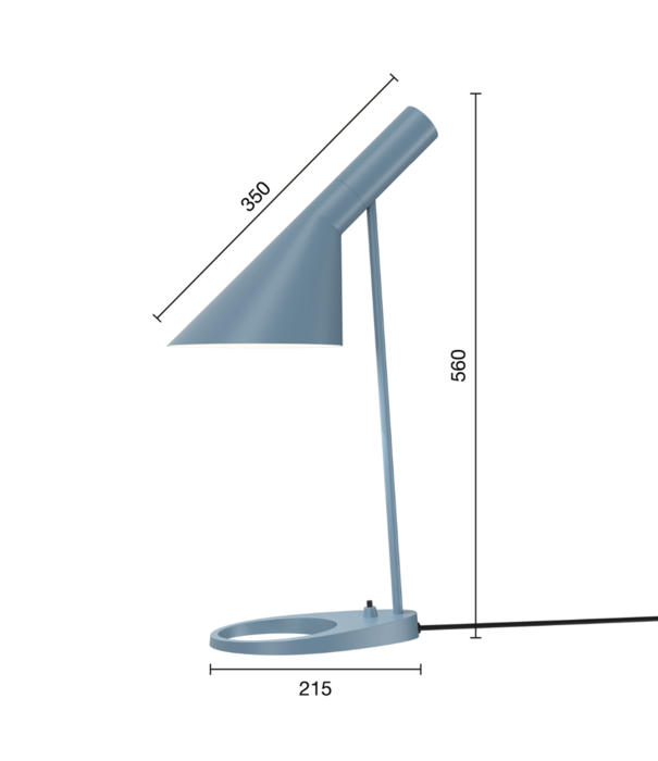 Louis Poulsen  Louis Poulsen - AJ table lamp dusty blue