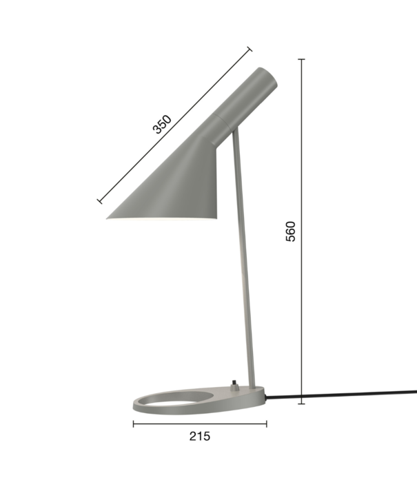 Louis Poulsen  Louis Poulsen - AJ table lamp warm grey