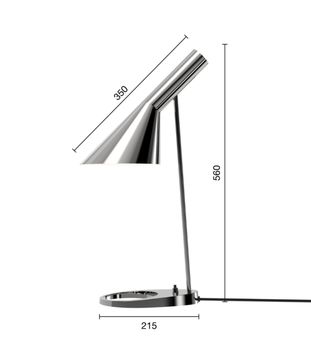 Louis Poulsen  Louis Poulsen - AJ table lamp stainless steel