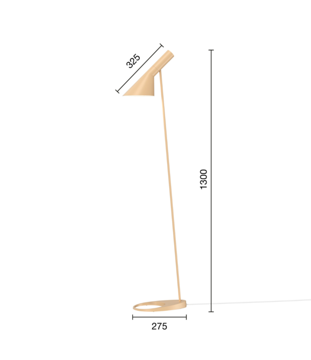 Louis Poulsen  Louis Poulsen - AJ vloerlamp warm sand