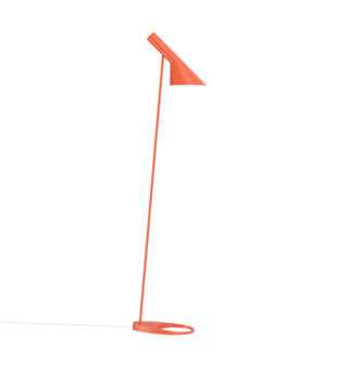 AJ Floor Lamp electric orange
