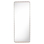 Gubi - Adnet  large wall mirror creamy white leather