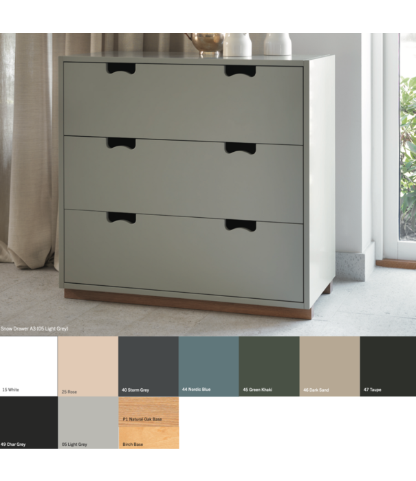 Asplund  Asplund: Snow J4 drawer cabinet