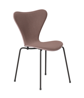 Fritz Hansen - Series 7 chair pale rose, front rewool 648, graphite base