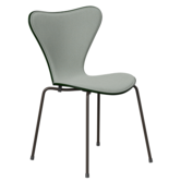 Fritz Hansen -  Series 7 stoel evergreen, voorkant sunniva 132, brons poten