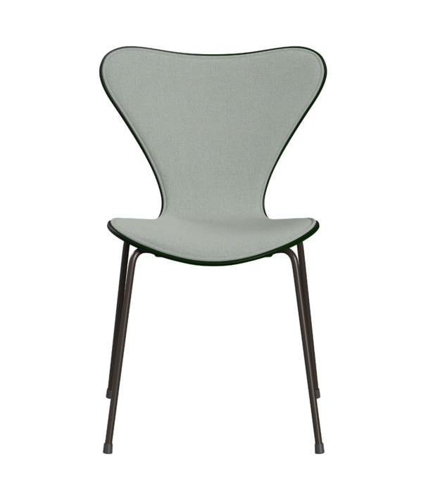 Fritz Hansen Fritz Hansen -  Series 7 stoel evergreen, voorkant sunniva 132, brons poten