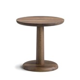 Model 1285, Pon side-coffee table oak Ø40