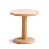 Model 1280, Pon side-coffee table solid oak Ø35