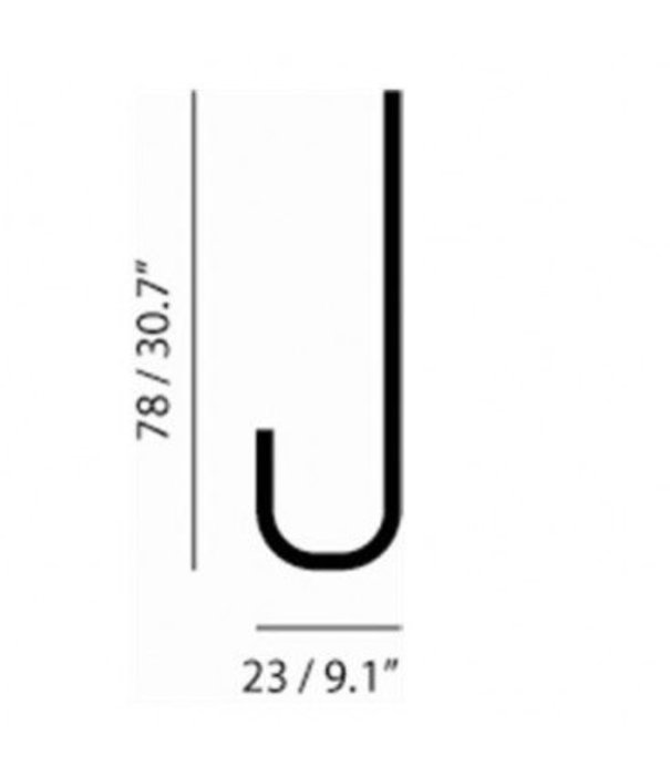 Tom Dixon  Tom Dixon - Angle LED wandlamp warm grijs