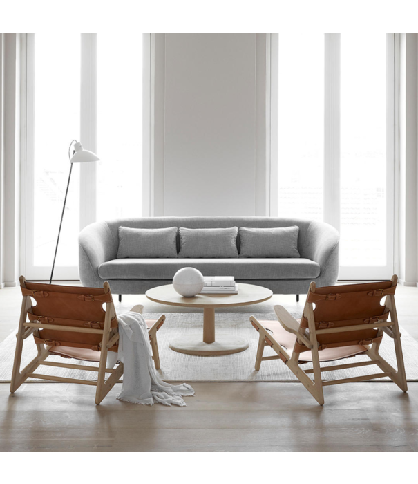 Fredericia  Model 1280, Pon side-coffee table solid oak Ø35