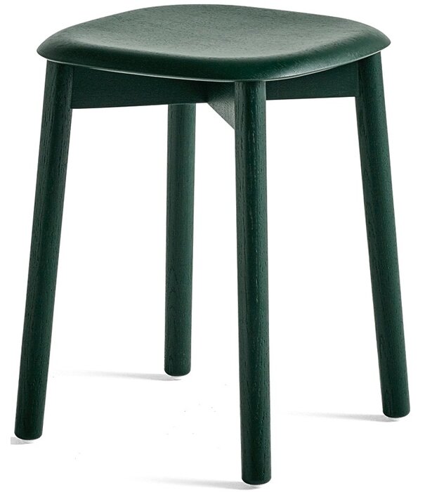 Hay  Hay - Soft Edge 72 stool, solid oak base