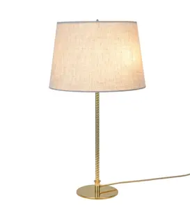 Gubi - 9205 table lamp canvas, brass