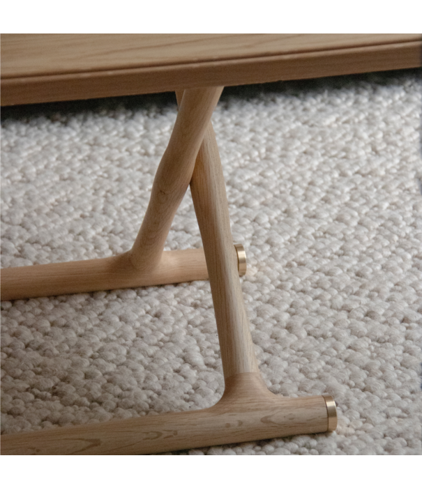 Audo Audo - Jäger Lounge table oak / brass