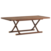 Audo - Jäger Lounge table walnut, brass