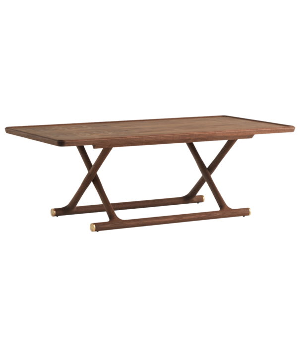 Audo Audo - Jäger Lounge table walnut, brass