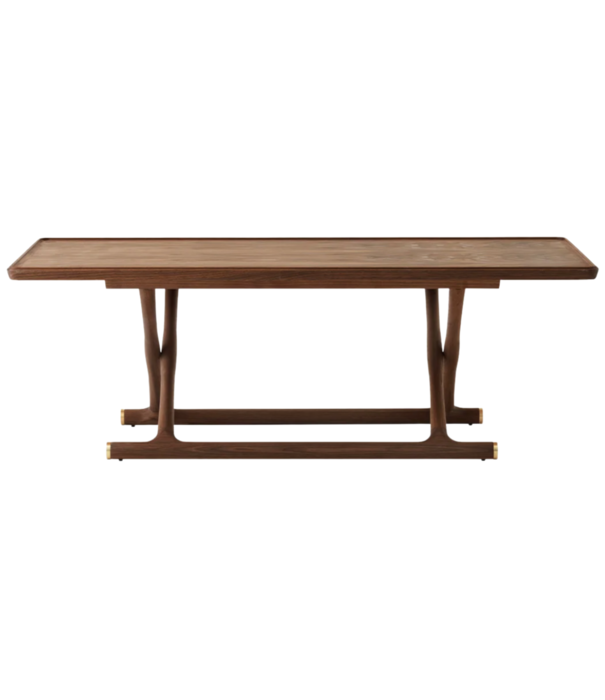 Audo Audo - Jäger Lounge table walnut, brass