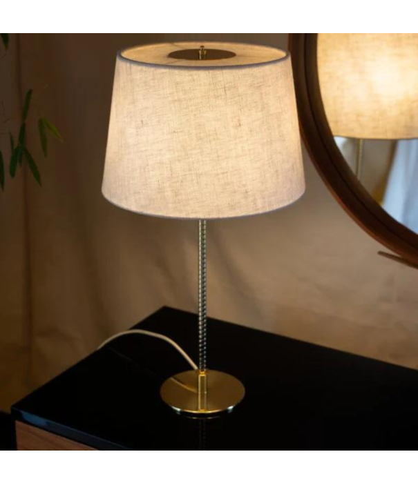 Gubi  Gubi - 9205 table lamp canvas, brass