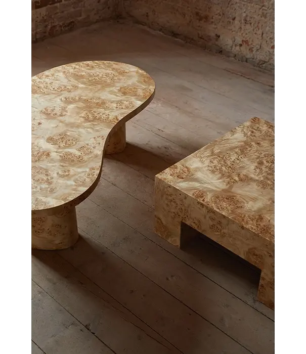 Layered  Layered - Burl Square Coffee Table