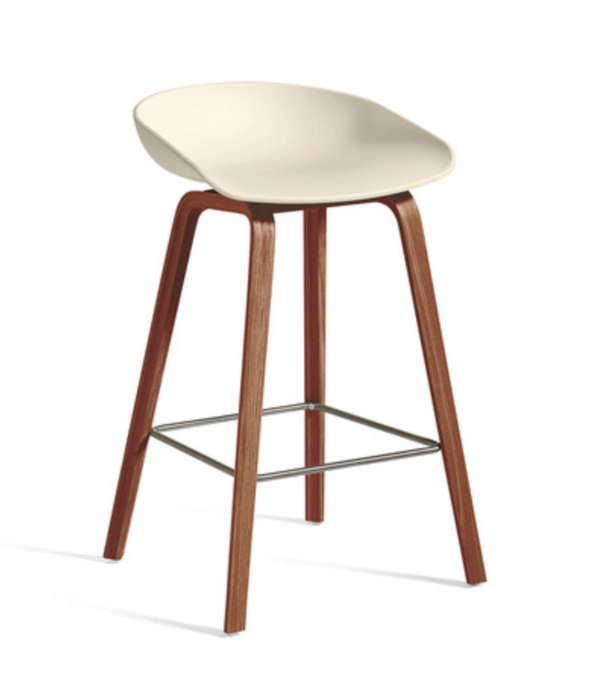 Hay  Hay - AAS 32  Low stool walnut  H65