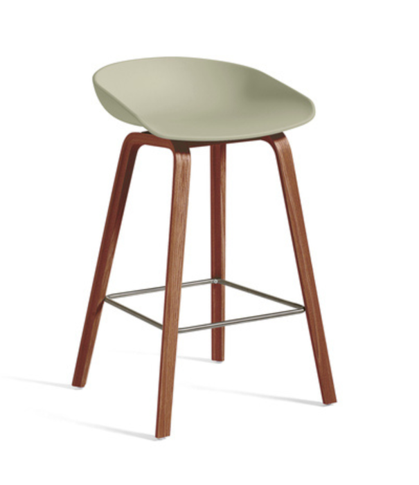 Hay  Hay - AAS 32  Low stool walnut  H65