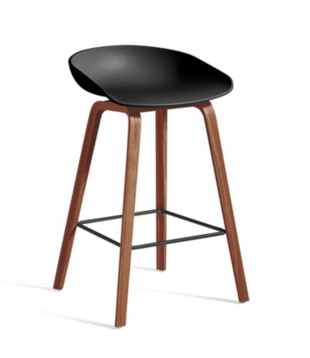 Hay - AAS 32  Low stool, walnut base