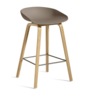 Hay - AAS 32 Low bar stool, lacquered oak base H65