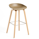 Hay AAS 32 Low Bar Stool oak base