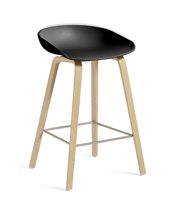 Hay  Hay - AAS 32 Low barstool soaped oak base 65 cm.