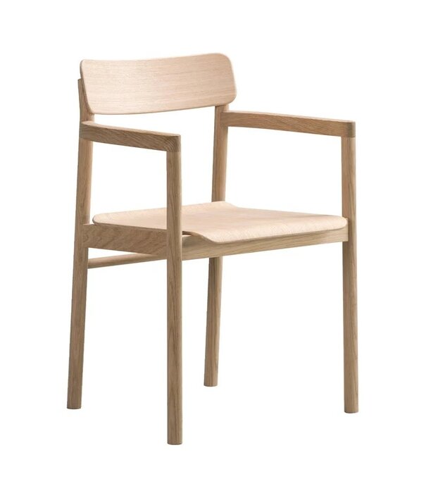 Fredericia  Model 3445 Post Armchair, oak light oil