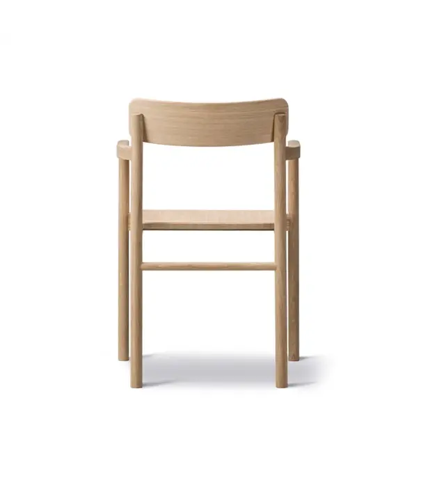 Fredericia  Model 3445 Post Armchair, licht geolied eiken.