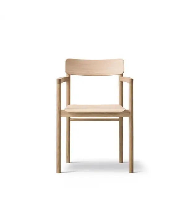 Fredericia  Model 3445 Post Armchair, licht geolied eiken.