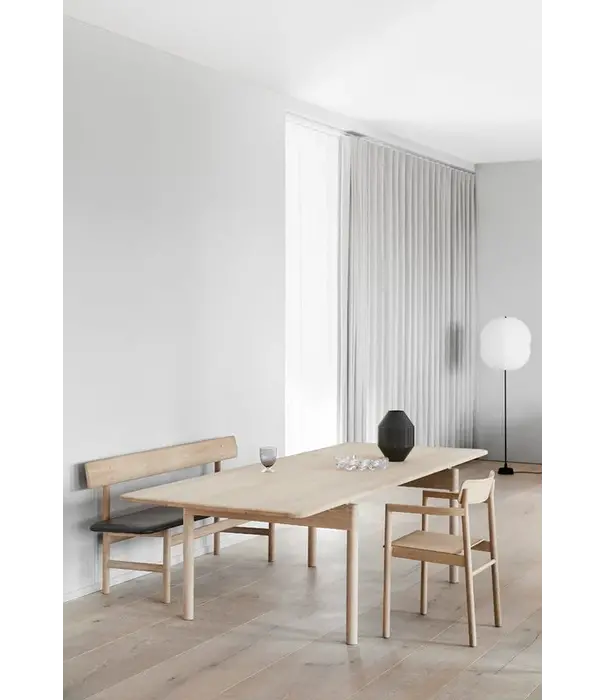 Fredericia  Model 3445 Post Armchair, licht geolied eiken.