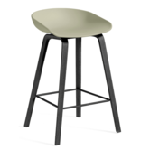Hay AAS 32 Low Bar Stool black oak base