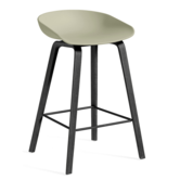 Hay - AAS 32 Low barstool black oak base H65