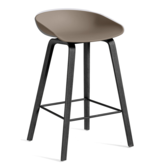 Hay Dining Campaign, AAS 32 Low Bar Stool black oak base