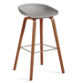 Hay AAS 32 High Bar Stool, walnut base